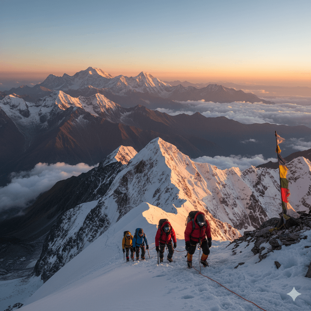 Chulu West Peak Climbing